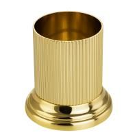 FORTUNA Держатель настольный средний для стекла стакана, дозатора жидкого мыла, золото