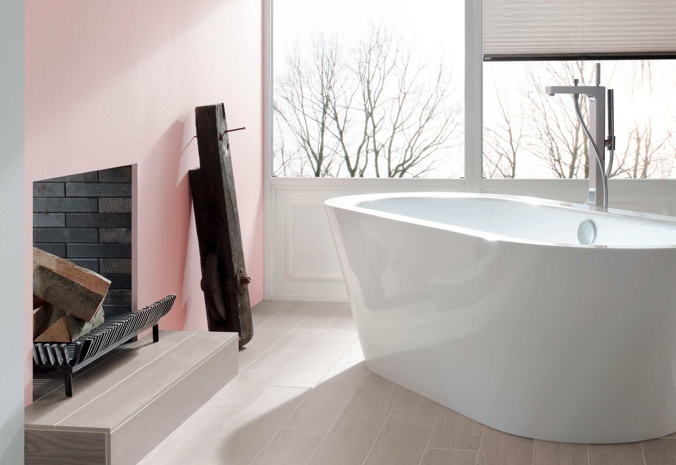 BETTE Слив-перелив Multiplex M5, удлинённый для Silhouette/Ornament/Couture, хром