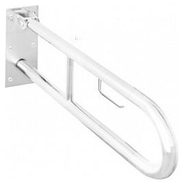 HELP Опорный U-образный поручень с перегородкой - 813mm, белый