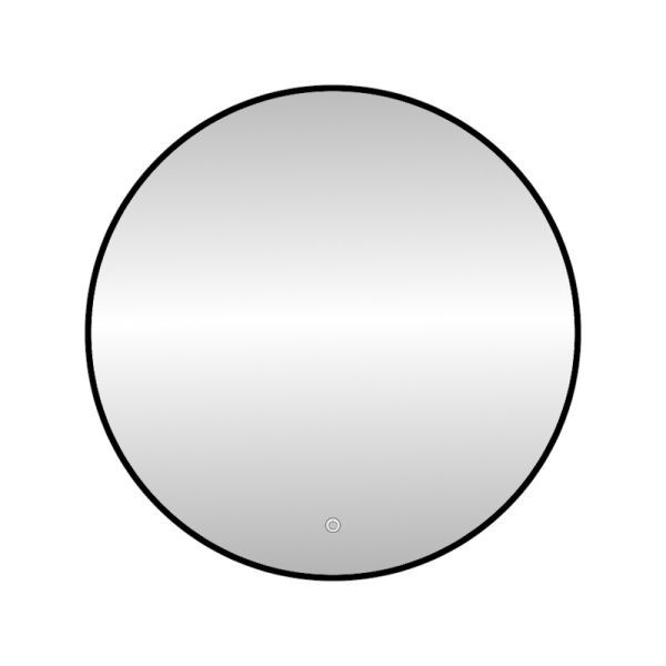 Зеркало с подсветкой LED Fixsen FX-1070B круглое 70х70 см, черное