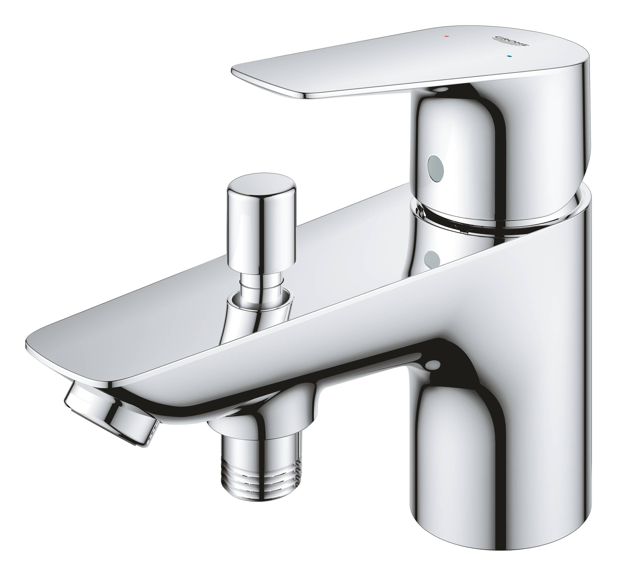 Смеситель на бортик ванны GROHE BauEdge, монтаж на 1 отверстие, хром (23562001) Смеситель на бортик ванны GROHE BauEdge, монтаж на 1 отверстие, хром (23562001)