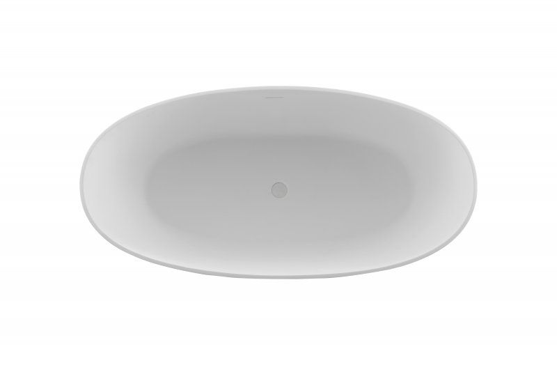 Ванна из искусственного камня Solid Surface 1700x800x560, CEZARES CZR-RELAX2.0-170-80-56-SSB, артикул CZR-RELAX2.0-170-80-56-SSB