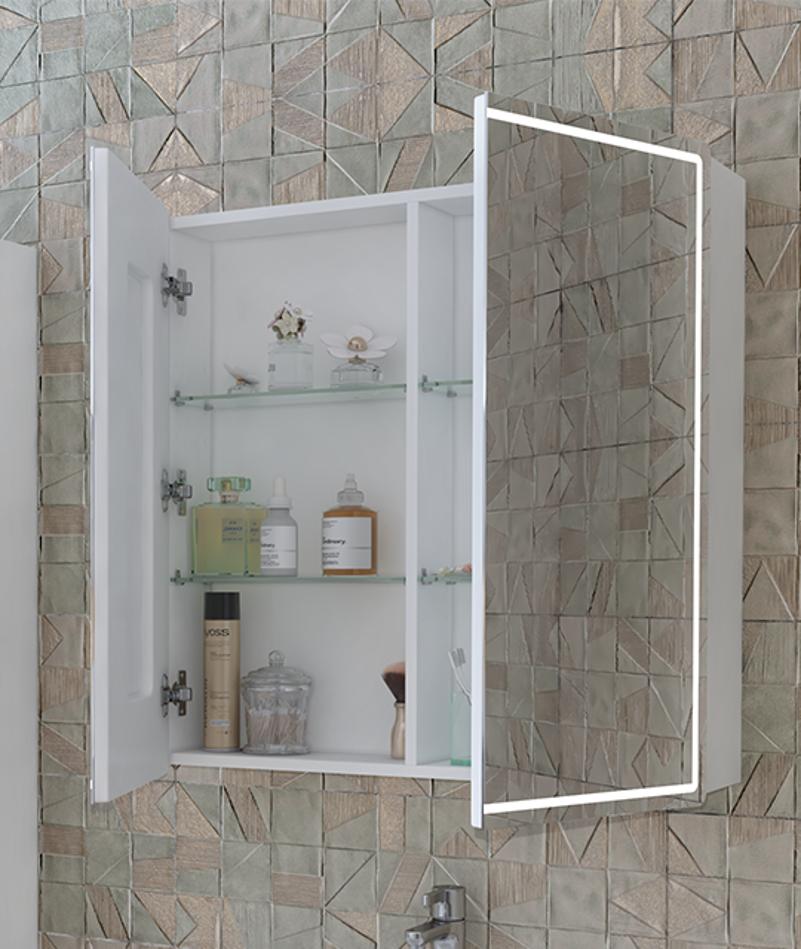 Зеркальный шкаф VIGO Geometry zsh.GEO.80.El, 80 см, артикул zsh.GEO.80.El