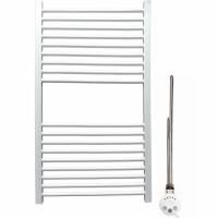 Электрический полотенцесушитель Ника Modern ЛМ 2 100x50 сухой тэн Белый матовый 18 перекладин