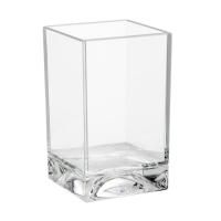 Стакан, Laufen, Kartell by, одинарный, ширина, мм-70, глубина, мм-70, высота, мм-120, тип установки-настольный (свободностоящий), материал стакана-пластик, цвет-прозрачный