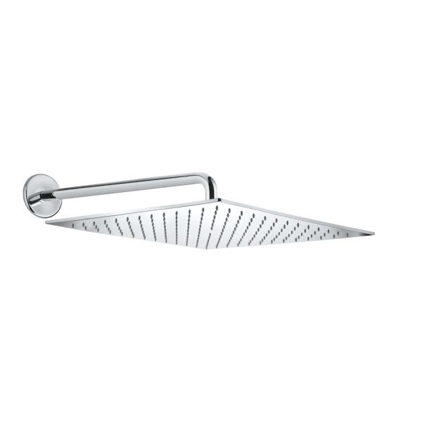 Верхний душ ультратонкий с кронштейном Fiore 30CR8652, хром