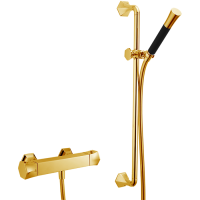 CISAL Cherie Термостатический смеситель для душа, с душевым комплектом, цвет золото