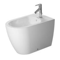 Биде, Duravit, ME by Starck, ширина, мм-370, глубина, мм-600, высота, мм-400, тип установки-напольный, форма чаши-овальная, отверстия для смесителя-одно, материал-керамика, крепеж-есть, цвет-белый