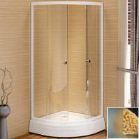 Душевой уголок Radomir 84x84 1-03-1-0-0-0061 с поддоном профиль Белый стекло матовое
