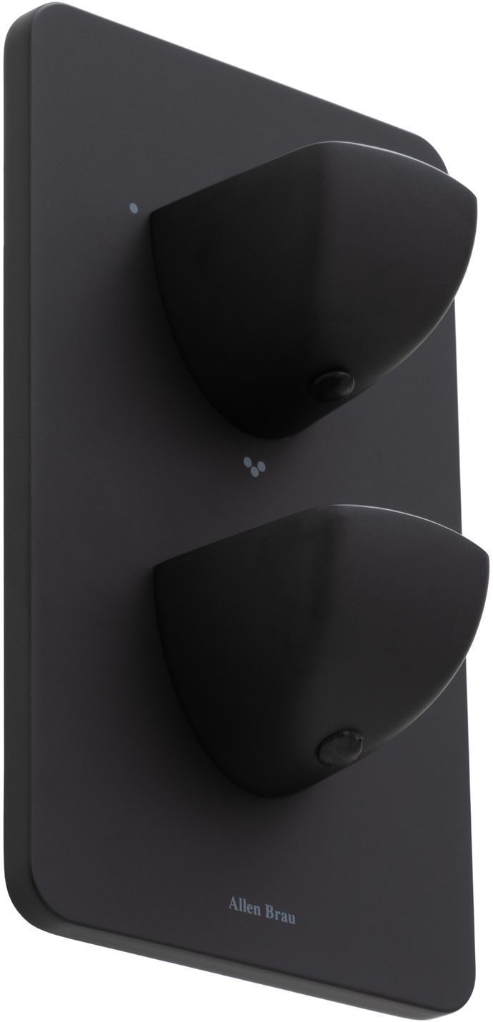 Смеситель для ванны Allen Brau Infinity 5.21316-31 (с внутренней частью, 3 выхода) черный матовый, артикул 5.21316-31