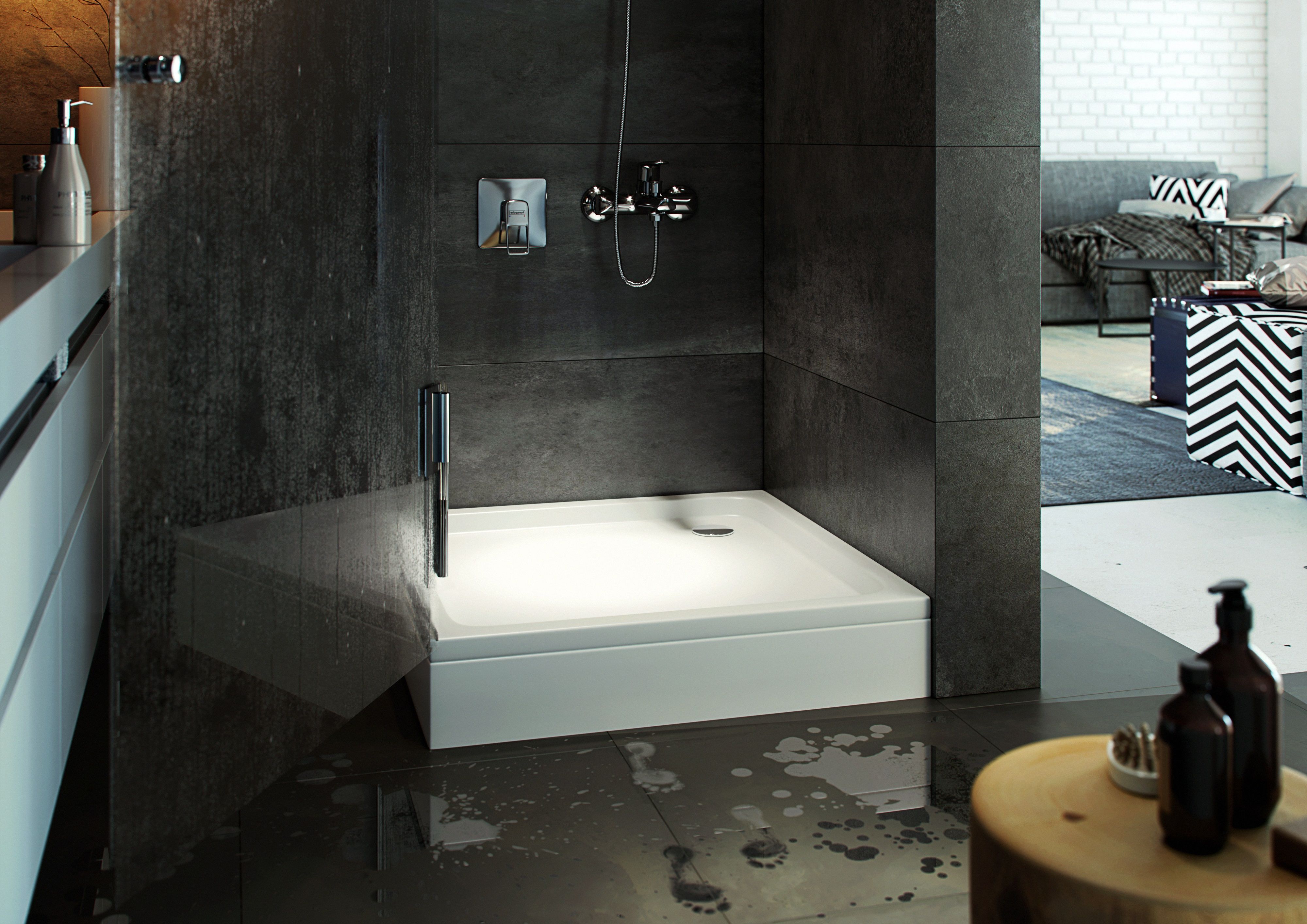 Душевой поддон акриловый Aquatek DPA-0000003 100*100*15 см, квадрат с ножками и с фронтальным экраном, без сифона Душевой поддон акриловый Aquatek DPA-0000003 100*100*15 см, квадрат с ножками и с фронтальным экраном, без сифона