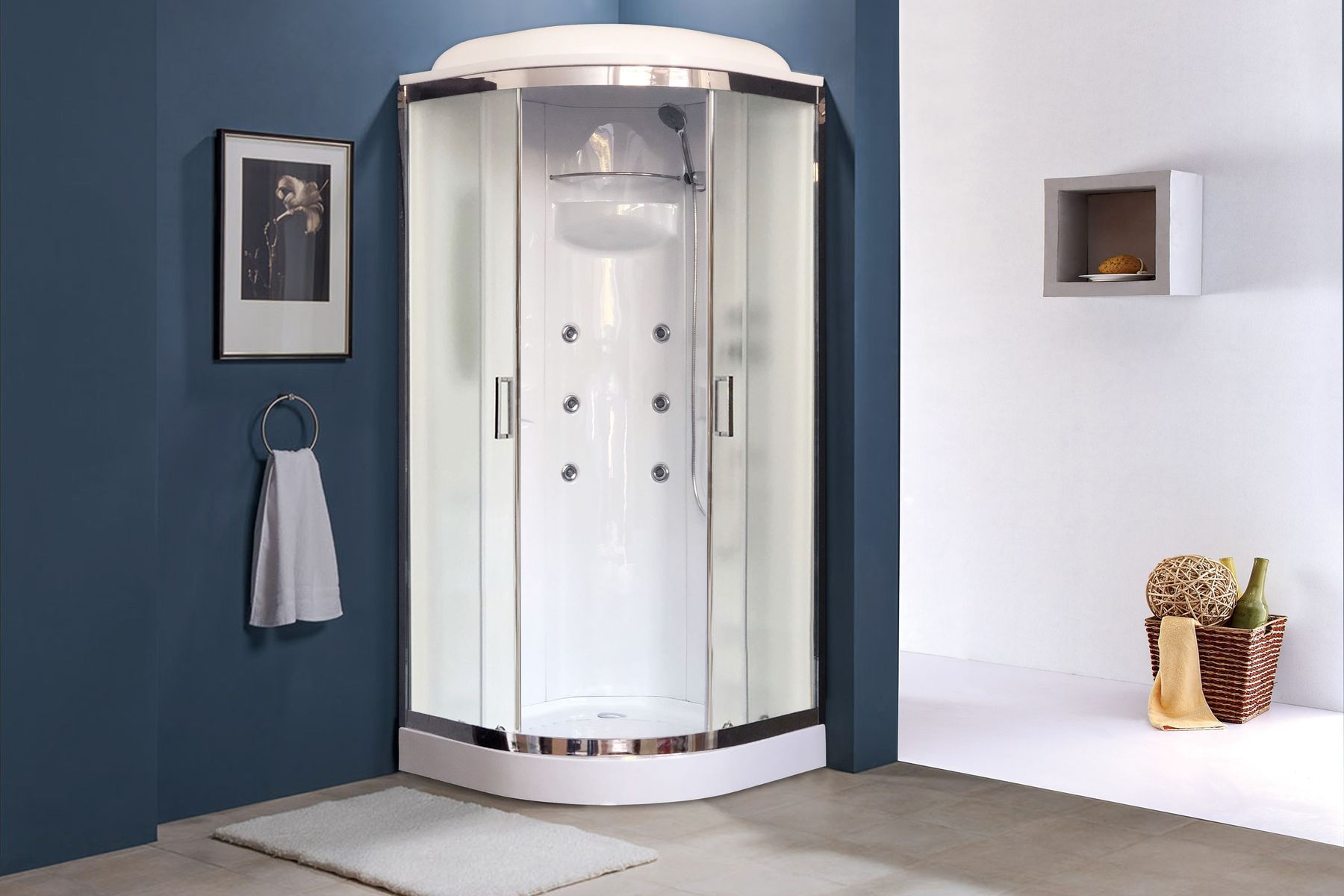 Душевая кабина Royal Bath RB 90HK2-M-CH (матовое) Душевая кабина Royal Bath RB 90HK2-M-CH (матовое)
