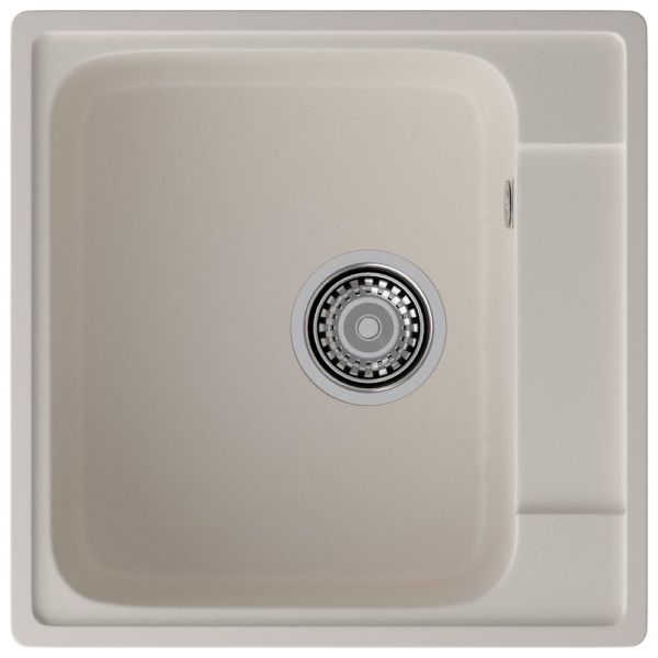 Кухонная мойка GranFest QUARZ 48, белый
