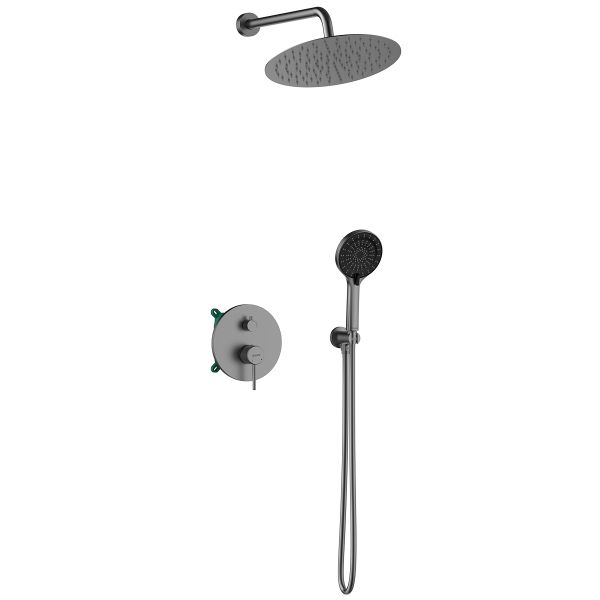 Смеситель Lemark Beluga для душа, встраиваемый (LMF-8055B-GM)