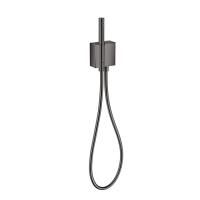 AX Edge Ручной душ 2jet с держателем, шлангом 1,25м и обр.клапаном, цвет: полир. черный AX Edge Ручной душ 2jet с держателем, шлангом 1,25м и обр.клапаном, цвет: полир. черный