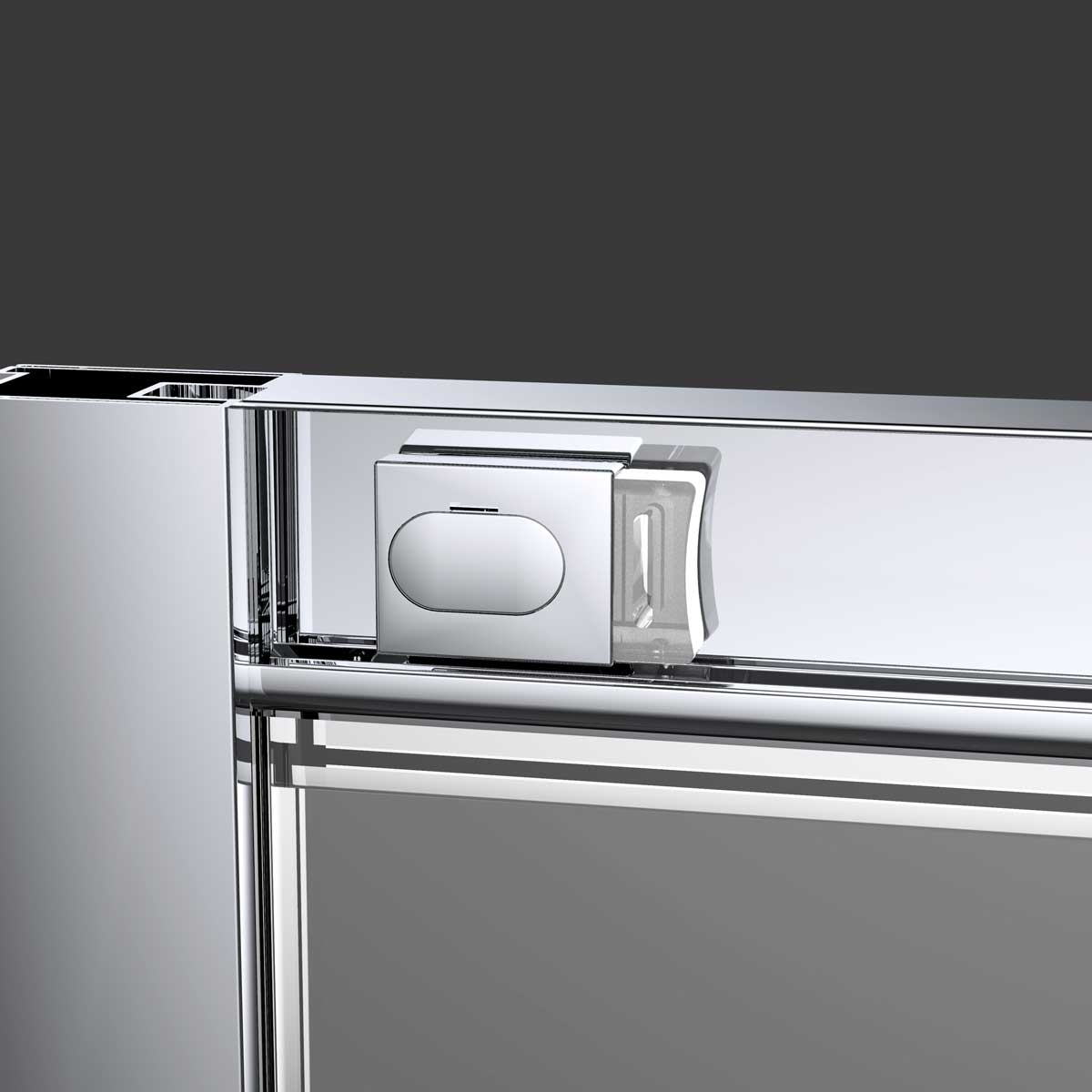 Душевые двери Vincea Душевая дверь Alpha VDS-3AL120CL, 1200, хром, стекло прозрачное,, артикул VDS-3AL120CL