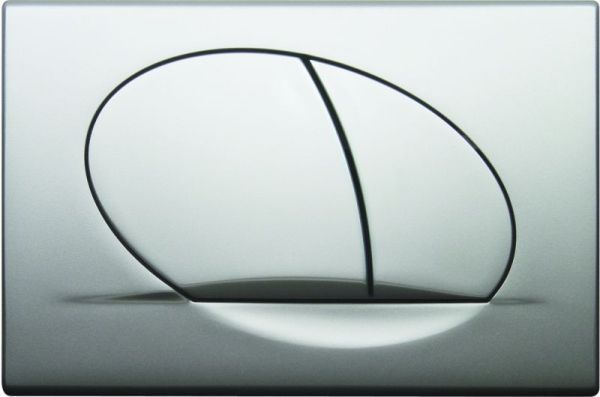 Schwab OvateDuo, панель смыва с двумя клавишами, цвет матовый хром