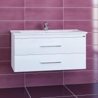Тумба под раковину СаНта Вегас 105 226034 подвесная, цвет белый  (ум. Оскар 105)