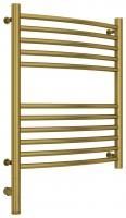 Полотенцесушитель электрический "БОГЕМА 3.0" 600х500 / МЭМ левый (Состаренная латунь)