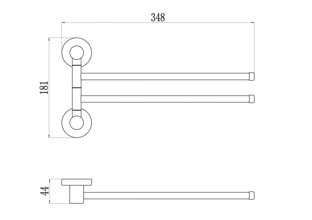 Полотенцедержатель Savol S-005602C, матовое золото, артикул S-005602C