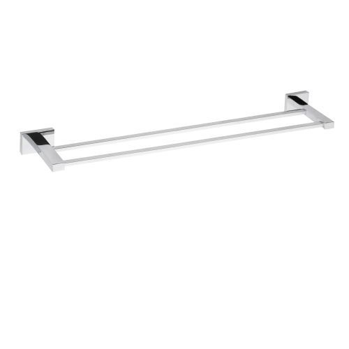 Полотенцедержатель Plaza двойной  625x35x120мм, хром