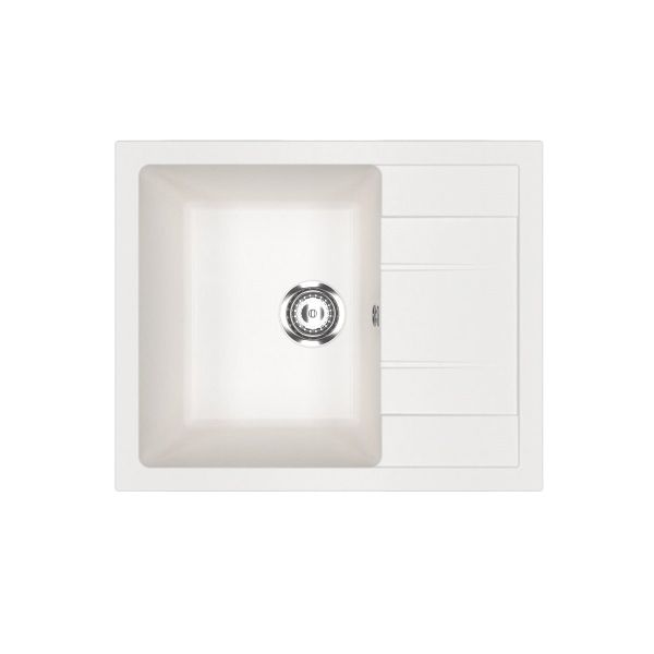 Кухонная мойка Ulgran U-607-341, ультра-белый