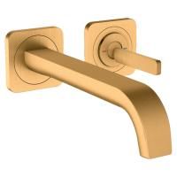 AX Citterio E Смеситель встраиваемый для раковины, однорычажный, излив 220 мм. цвет Шлифованное золото AX Citterio E Смеситель встраиваемый для раковины, однорычажный, излив 220 мм. цвет Шлифованное золото