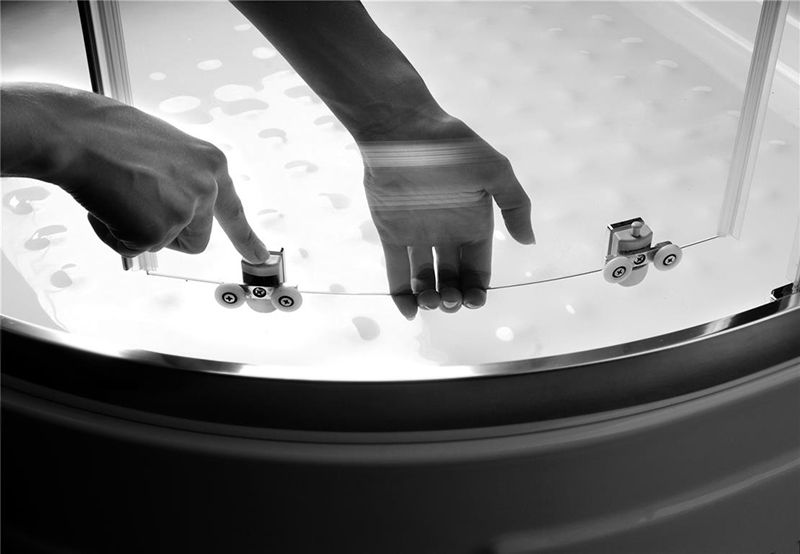 Душевой уголок Radaway Premium Plus A 1700 80x80 профиль Хром стекло прозрачное