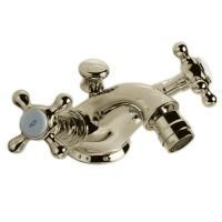 Devon & Devon Austin Смеситель для биде с донным клапаном, жёсткая (трубка) подводка воды, цвет светлое золото