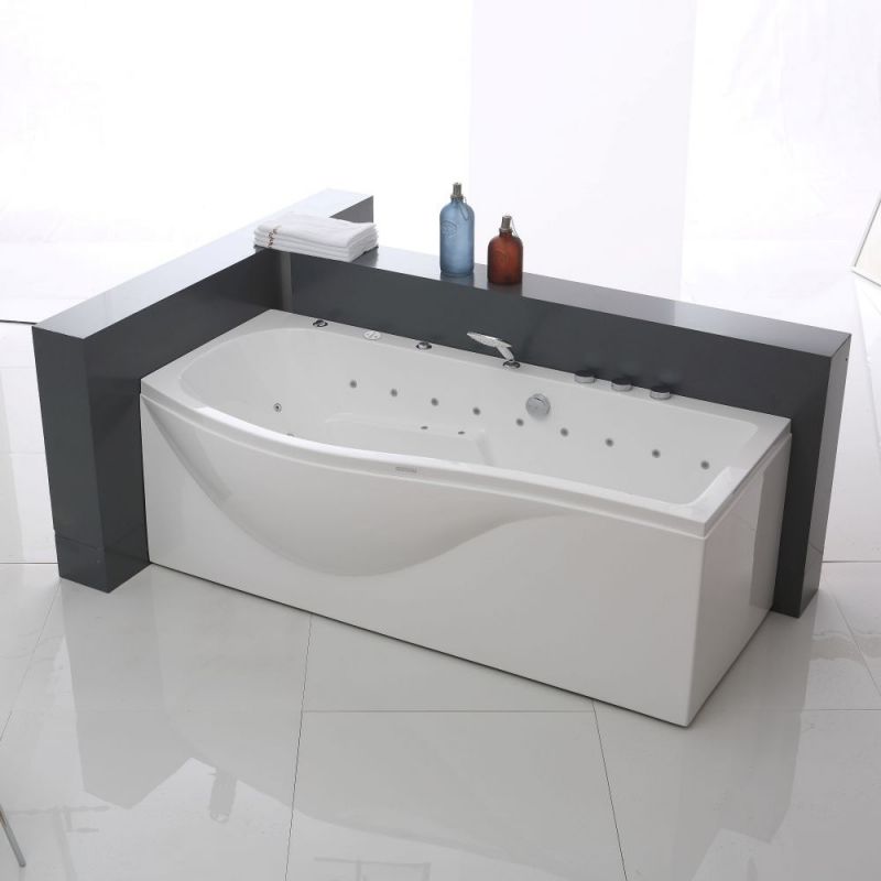 Акриловая ванна SSWW A1901 CGSP 180х85 L с гидромассажем