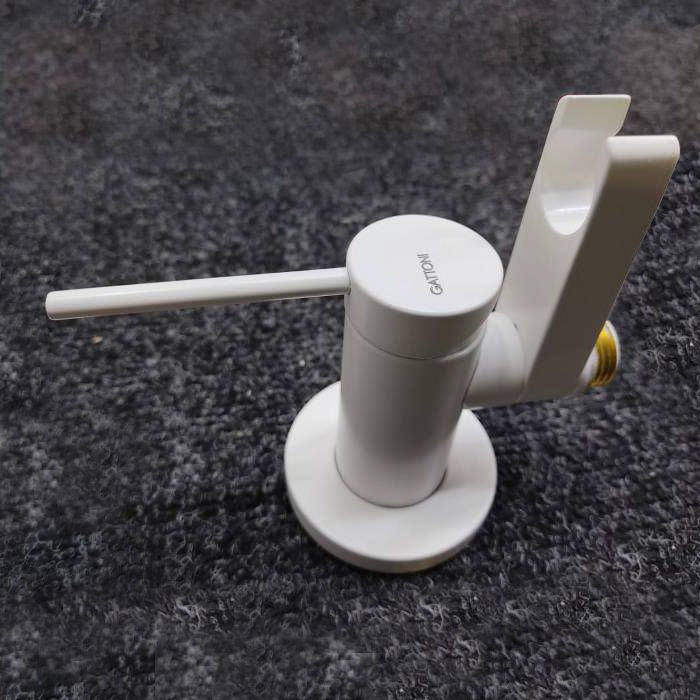 Gattoni Набор Гигиенический душ со встроенным смесителем, шланг 100см, цвет: белый матовый