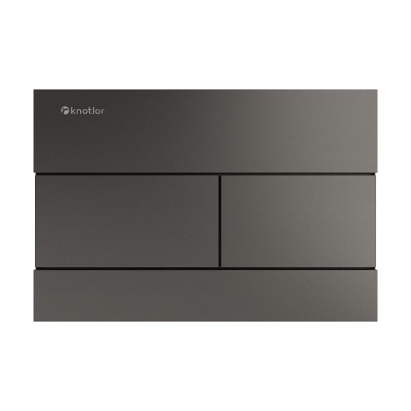 Клавиша смыва Knotlor BIS103GM, вороненая сталь