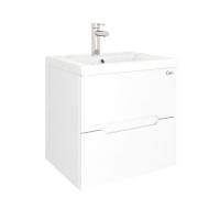 Тумба Onika Айленд 50 подвесная, белая (ум. Como 50/Фостер 50)