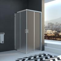 Душевой уголок Rovigo 100x100x195 Рифленое хром RV11-100K-02-19C1