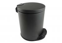 Корзина для мусора с педалью 5л AQUATEK, матовый черный AQ4016MB ВЕГА Корзина для мусора с педалью 5л AQUATEK, матовый черный AQ4016MB ВЕГА