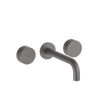 Fantini AF/21 Смеситель из стены для раковины (Наружная часть), цвет Matt Gun Metal PVD