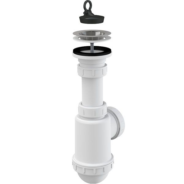 Сифон для кухонной мойки Alcaplast A441-50/40 Белый