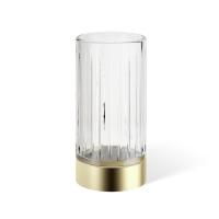 Decor Walther Century SMG Стакан настольный, граненое стекло, цвет: золото матовое