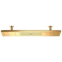 AX ShowerHeaven Верхний душ 1200 x 300 мм, 4jet, потолочный монтаж, c подсветкой 2700K, цвет: Полированное золото AX ShowerHeaven Верхний душ 1200 x 300 мм, 4jet, потолочный монтаж, c подсветкой 2700K, цвет: Полированное золото
