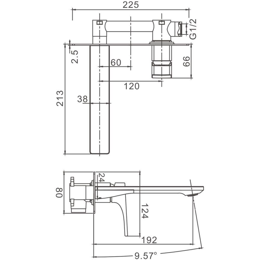 Смеситель для раковины BELZ цвет: хром (B14709), артикул B14709