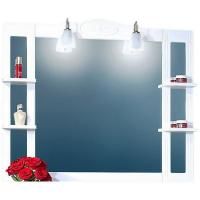 Зеркало Бриклаер Анна 120 с подсветкой Белое