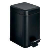 Colombo Black&White Ведро с крышкой и педалью, 3л.,сталь , цвет: чёрный матовый Colombo Black&White Ведро с крышкой и педалью, 3л.,сталь , цвет: чёрный матовый