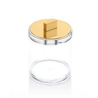 Decor Walther Sky DMD M Баночка универсальная 9.5x12см, с крышкой, акрил, цвет: золото ЗАКАЗ ПО ЗАПРОСУ