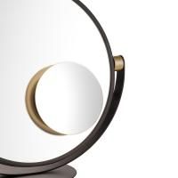 Decor Walther Club Vanity Plus Косметическое зеркало 15см, дополнительное, магнитное, увел. 5x, цвет: золото матовое