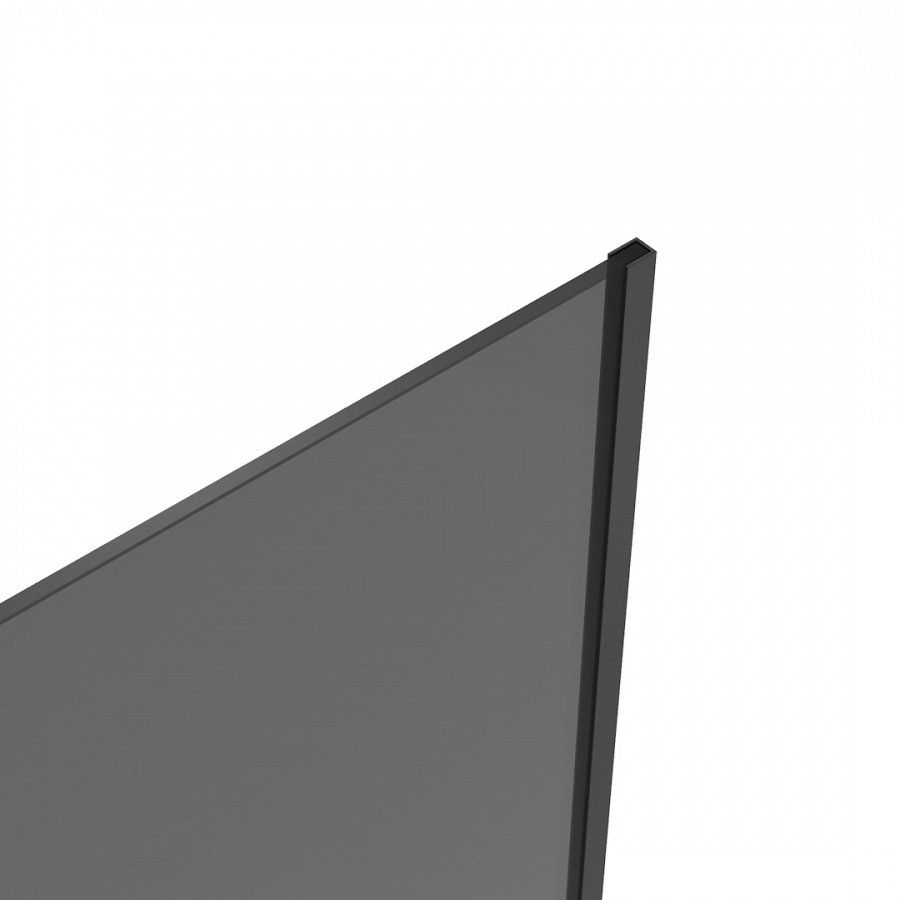 Шторка на ванну 70х140 см Maretti Marta MA41F7014098-560, профиль черный, артикул MA41F7014098-560