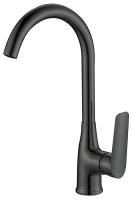 Смеситель Lagos Black для кухни, R-излив, артикул: LG519B