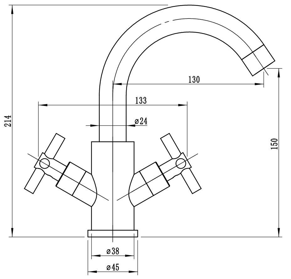 Смеситель для раковины ESKO AA26