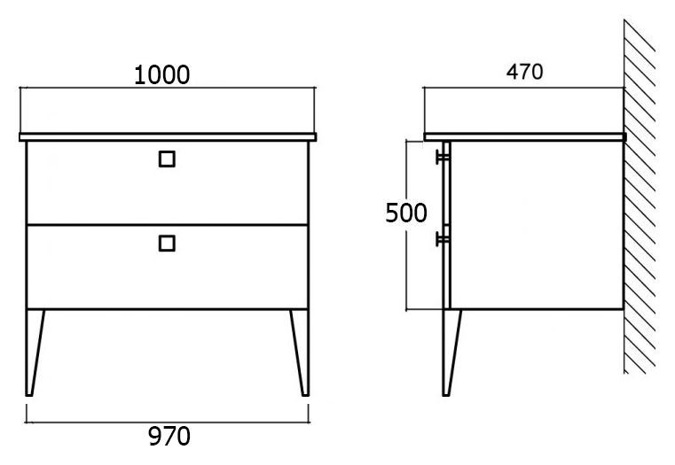Тумба под раковину BelBagno Atria 100 2A ATRIA-1000-2A-SO-BL подвесная Bianco laccato lucido Тумба под раковину BelBagno Atria 100 2A ATRIA-1000-2A-SO-BL подвесная Bianco laccato lucido
