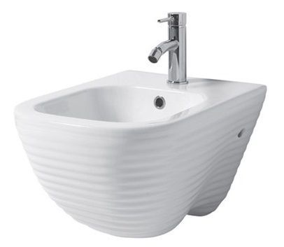 Disegno ceramica Loom, подвесное биде, c крепежом, 52,5x37 см, цвет grey bromine