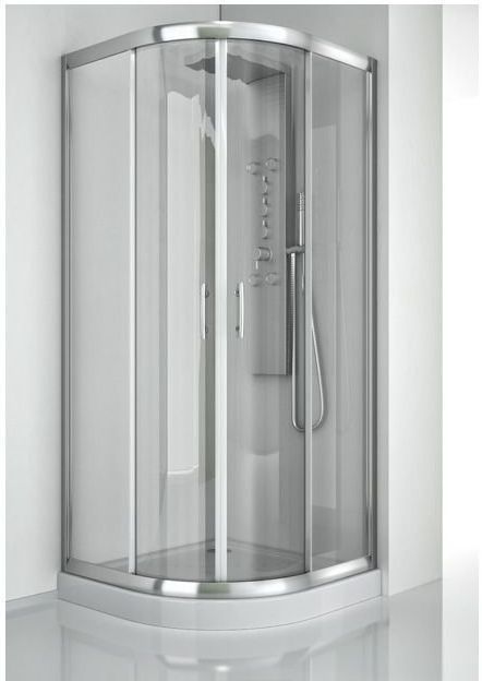 Душевой уголок Aquanet Alfa NAA2142 100x100, R550, прозрачное стекло Душевой уголок Aquanet Alfa NAA2142 100x100, R550, прозрачное стекло